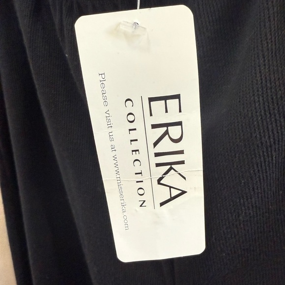 NWT Erika black elastic waist pant - Picture 3 of 4